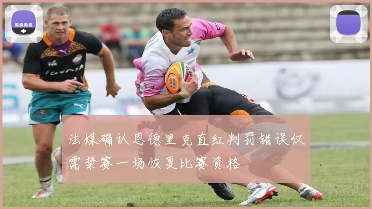 法媒确认恩德里克直红判罚错误仅需禁赛一场恢复比赛资格